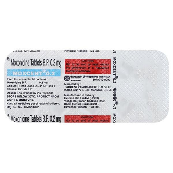 Moxcent 0.2mg Tablet 10'S