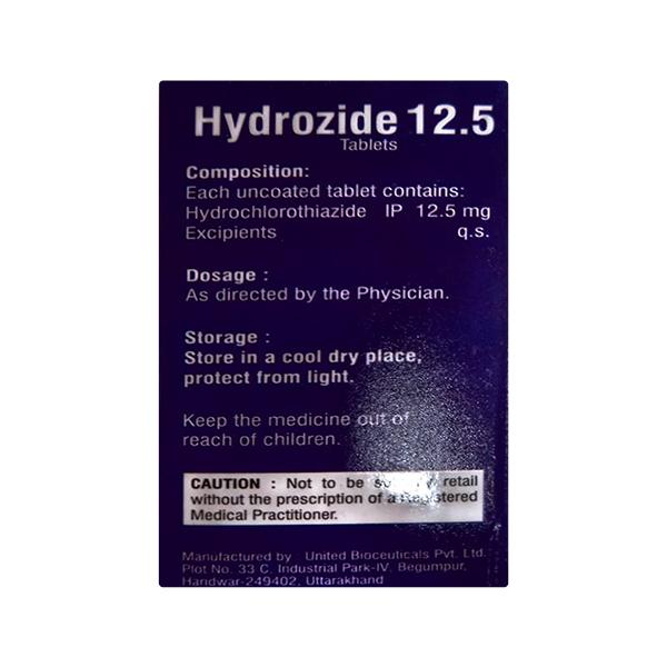 HYDROZIDE 12.5 Tablet 10's