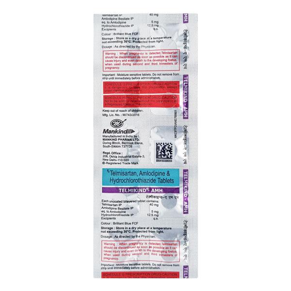 Telmikind Amh Tablet 10'S