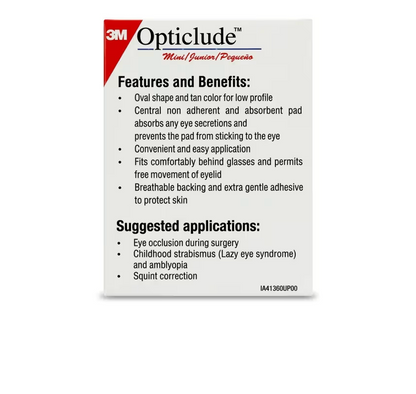 3M Opticlude Orthoptic Junior Eye Patch