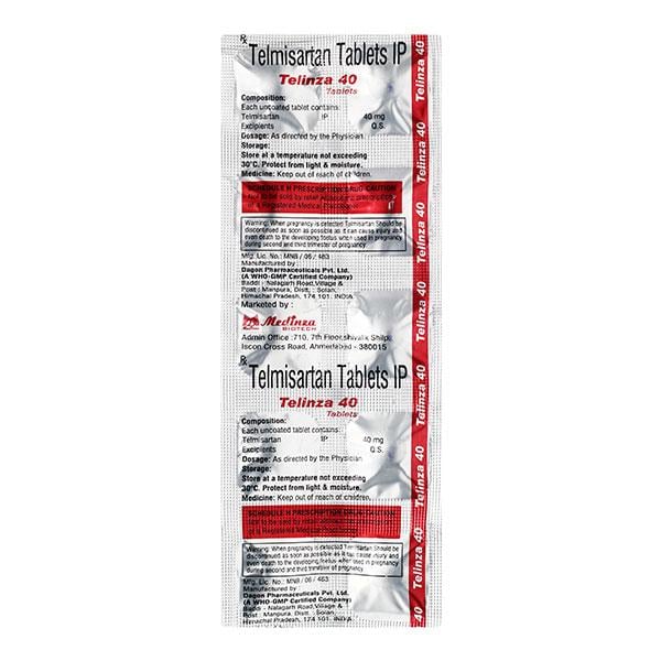 TELINZA 40 Tablet 10's