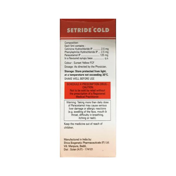 SETRIDE COLD Suspension 60ml