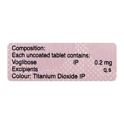 VOGLIMIT 0.2mg Tablet 10's