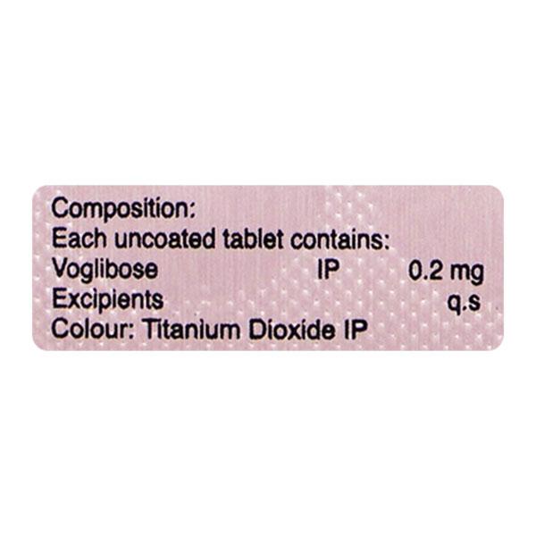VOGLIMIT 0.2mg Tablet 10's