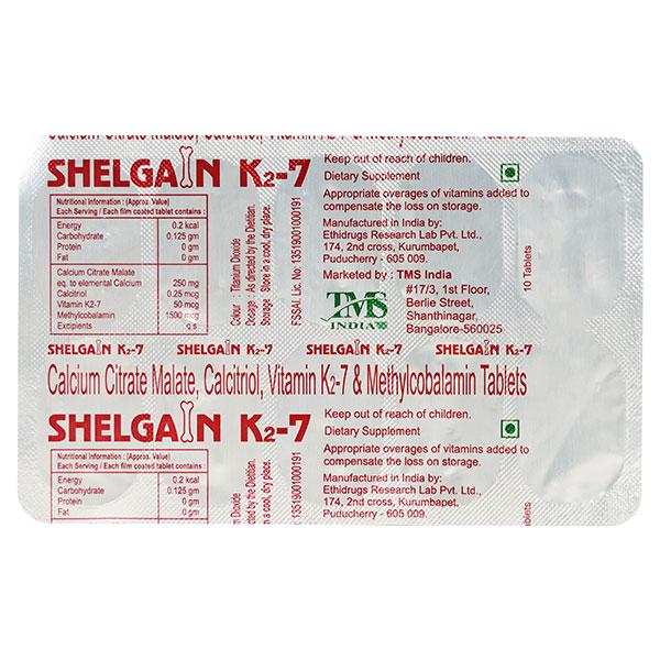 SHELGAIN K2 7 Tablet 10's