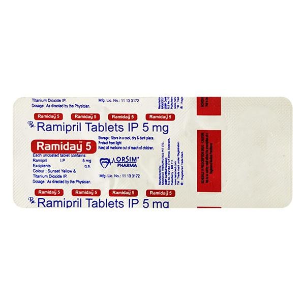 RAMIDAY 5mg Tablet 10's