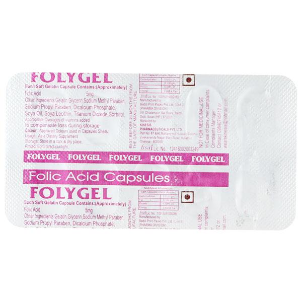 Folygel Capsule 10'S