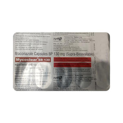 MYCOCLEAR SB 130 Capsule 10's