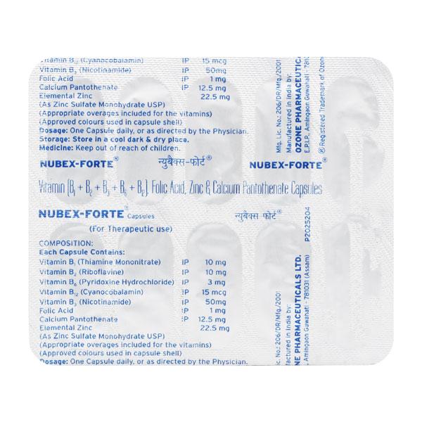 NUBEX FORTE Capsule 10's