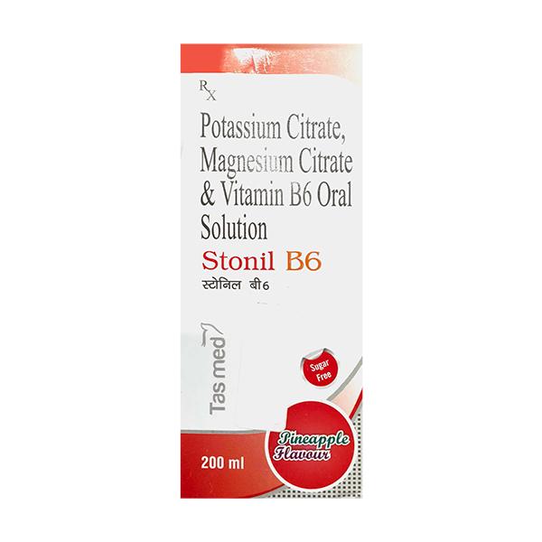 STONIL B6 SUGAR FREE PINEAPPLE FLAVOUR Oral Solution 200ml