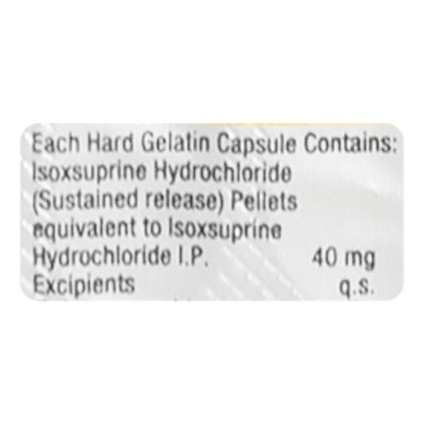 Duvadilan Retard 40mg Capsule 10'S