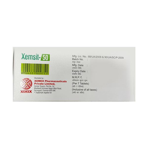 XEMSIT 50 Tablet 7's