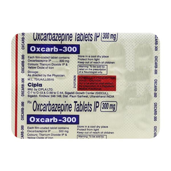 Oxcarb 300mg Tablet 10'S