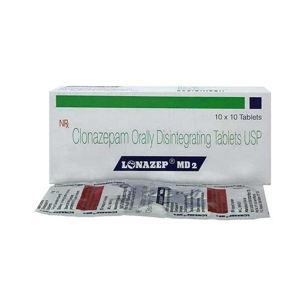 Lonazep MD 2mg Tablet 10'S