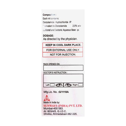 DORSUN BAK FREE Eye Drops 5ml