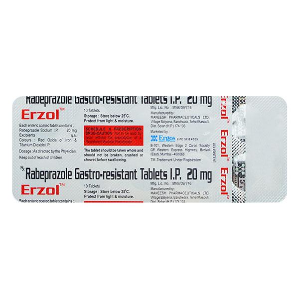 ERZOL Tablet 10's