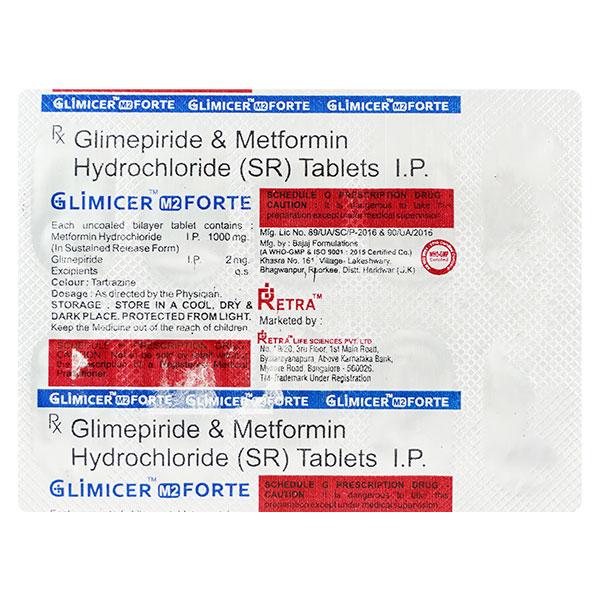 GLIMICER M2 FORTE Tablet 10's