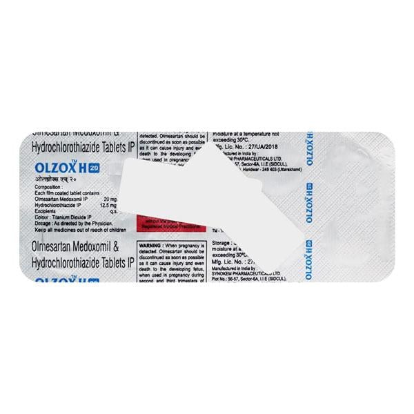 Olzox H 20mg Tablet 10'S