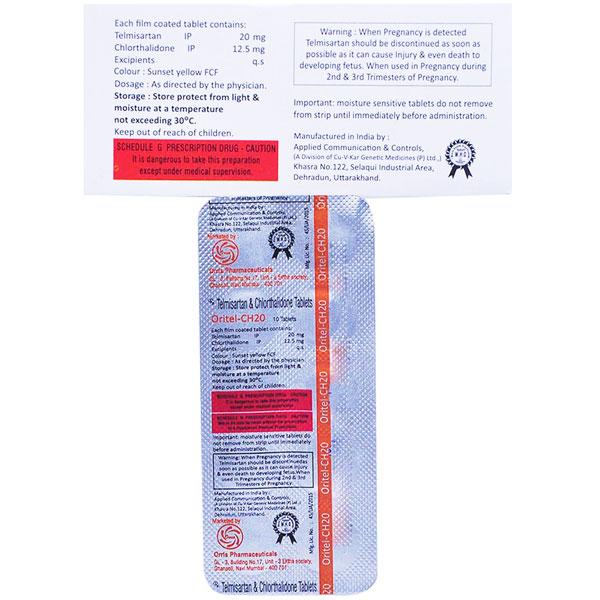 ORITEL CH 20mg Tablet 10's