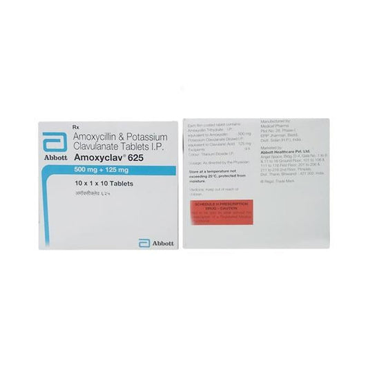 Amoxyclav 625mg Tablet 10'S