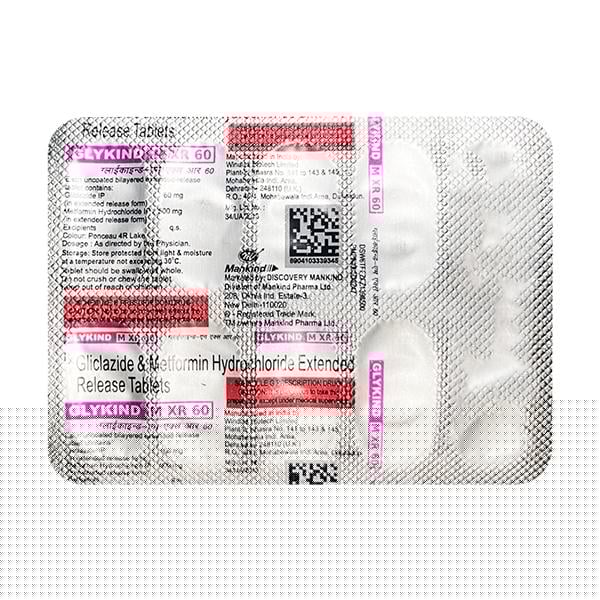 GLYKIND M XR 60 Tablet 10's