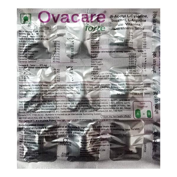 OVACARE FORTE GLUTEN FREE Tablet 12's