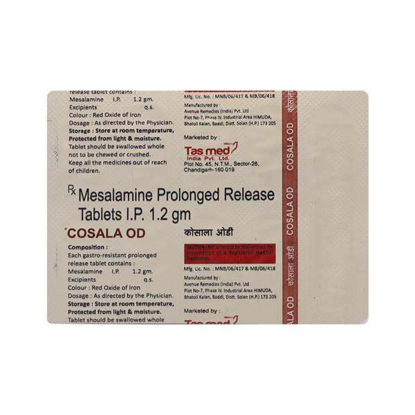 COSALA OD 1.2gm Tablet 10's