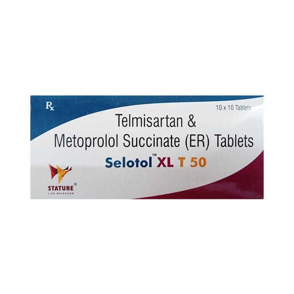 SELOTOL XL T 50 Tablet 10's