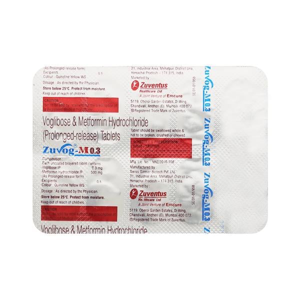 Zuvog M 0.3mg Tablet 10'S