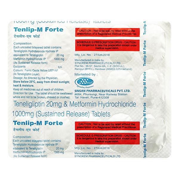 TENLIP M FORTE Tablet 15's