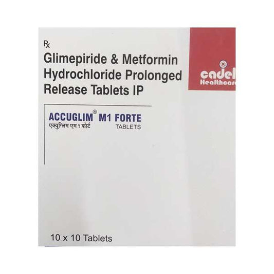 ACCUGLIM M1 FORTE Tablet 10's