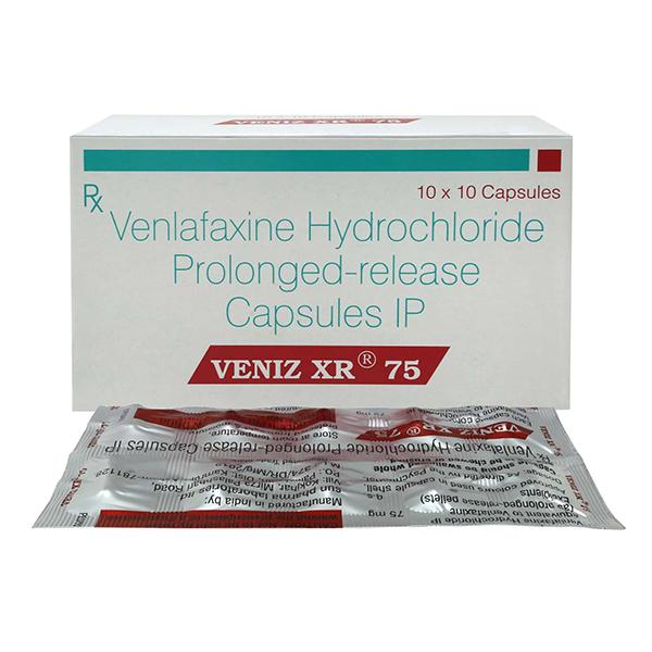 Veniz XR 75mg Capsule 10'S