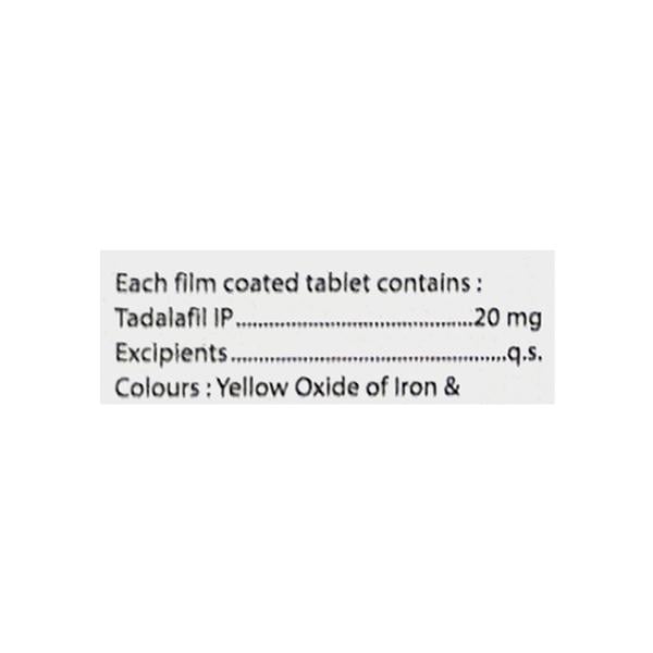 TADAZEST 20mg Tablet 4's