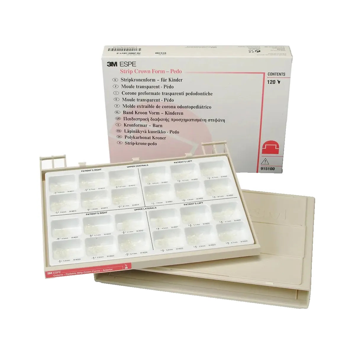 3M Strip Crown Kit Preformed Paediatric Crowns