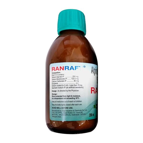 RANRAFT MINT FLAVOUR SUGAR FREE Suspension 200ml