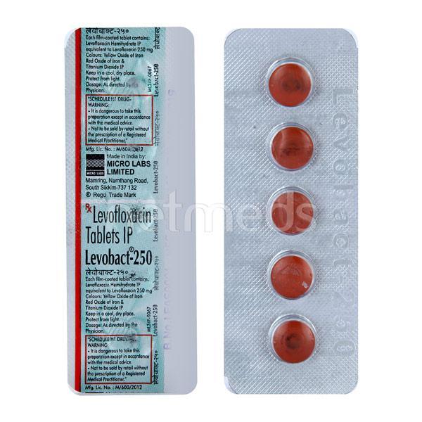 Levobact 250mg Tablet 5'S