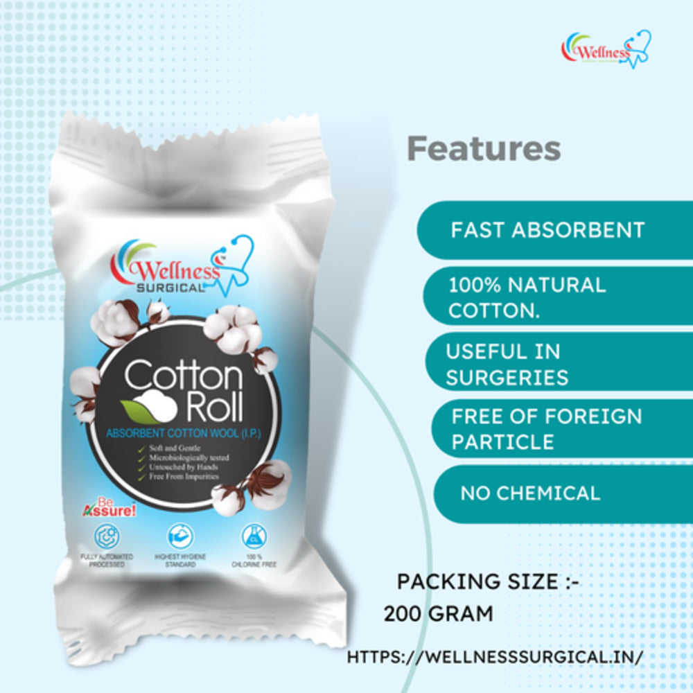 Wellness Surgical Absorbent Cotton