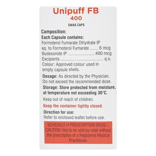 UNIPUFF FB 400 Capsule 30's