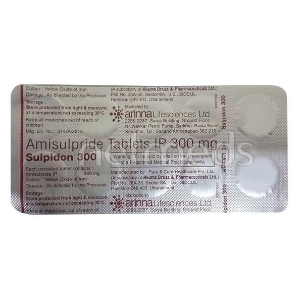 Sulpidon 300mg Tablet 10'S