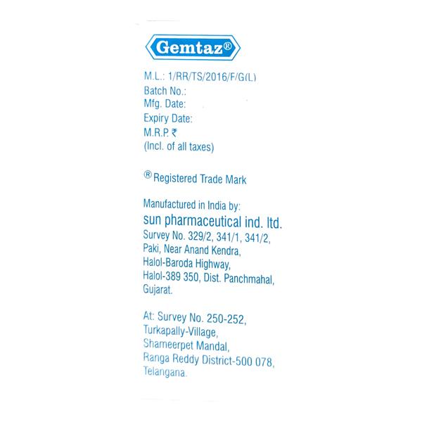 Gemtaz 200mg Injection 1's