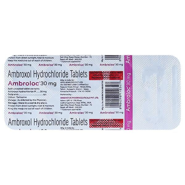 AMBROLOC 30mg Tablet 10's