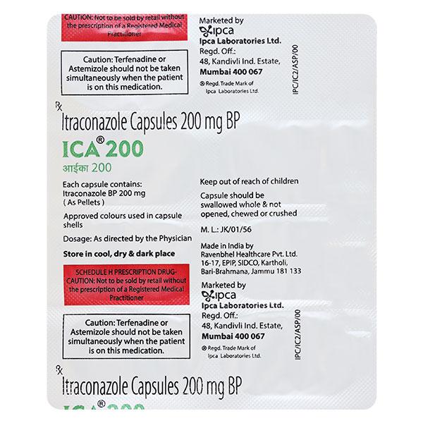 ICA 200mg Capsule 7's