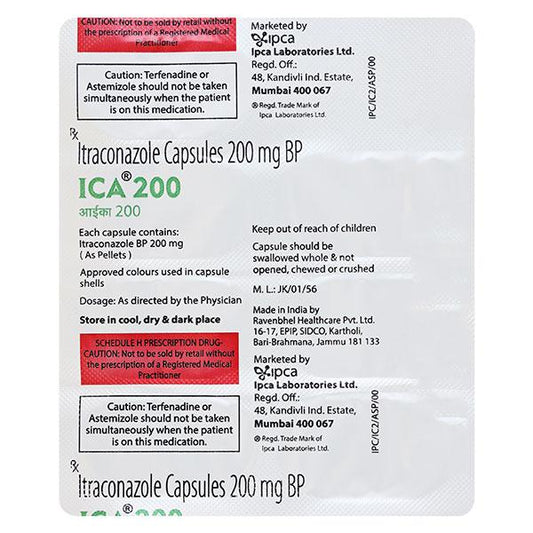 ICA 200mg Capsule 7's