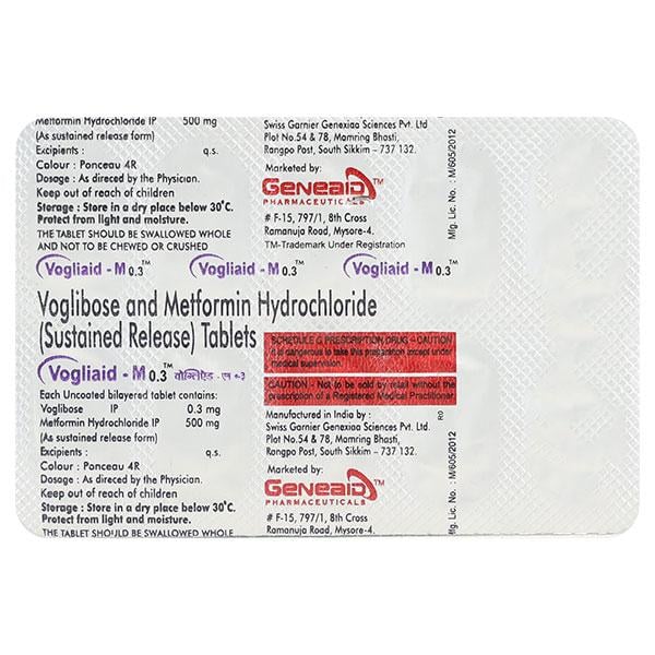 VOGLIAID M 0.3 Tablet 10's