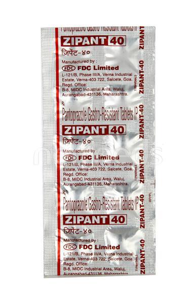 Zipant 40mg Tablet 10'S