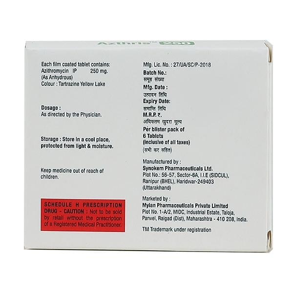 AZTHRIS 250 Tablet 6's