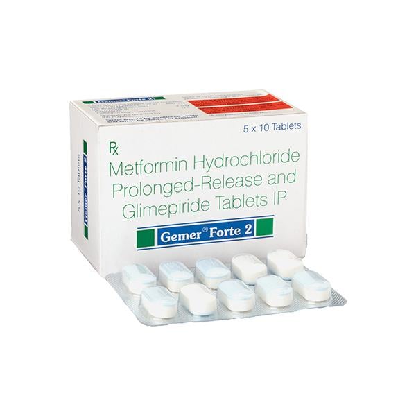 Gemer Forte 2mg Tablet 10'S