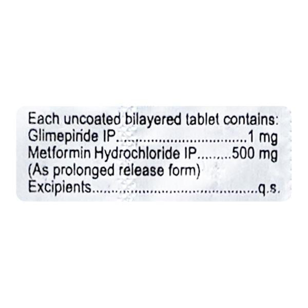 Glucoryl M 1mg Tablet 15'S
