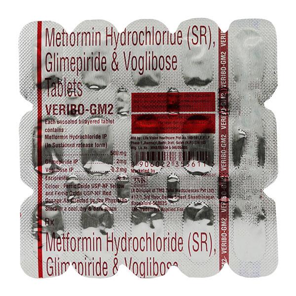 VERIBO GM 2mg Tablet 15's