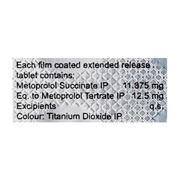 METOPOLE XL 12.5mg Tablet 10's